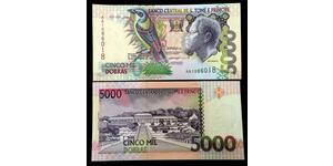 SAINT THOMAS - SAO TOME 5000 Banknote World Paper Money UNC Currency Bill Note  