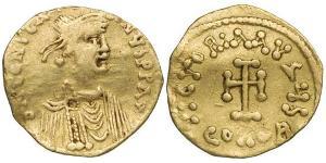 1 Tremissis  Byzantine Empire (330-1453) Gold Constans II (630-668)