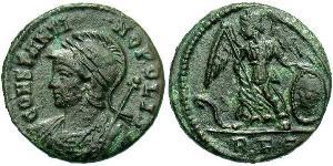 1 Follis /  AE3 羅馬帝國 青铜 君士坦丁大帝