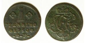 TRIER (German City) 1 Pfennig 1750 DF - Copper - Franz Georg - VF - 932