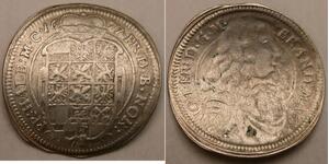 BRANDENBURG ANSBACH (German Margravate) 1/6 Thaler 1677 - Silver - VF - 1181 *