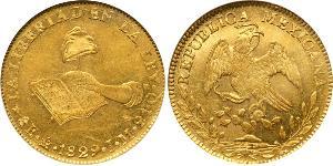 8 Эскудо First Mexican Republic (1824–1835) Золото 