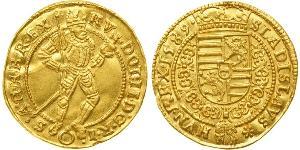 1 Ducat Saint-Empire romain germanique (962-1806) / Ååstenrik Or Rodolphe II du Saint-Empire (1552 - 1612)