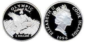 2 Dollar Cook Islands 銀 