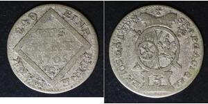 MAINZ (German State) 5 Kreuzer 1765 FB - Silver - Emeric Josef - 926