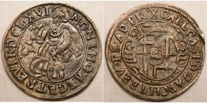 TRIER (German Archbishopric) 1/2 Albus 1666 -Silver- Karl Kaspar - VF/XF - 1193*