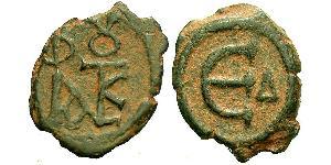  Pentanummium Impero bizantino (330-1453) Bronzo Giustino II (520-578)