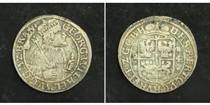  
 
  
 1624, Brandenburg-Prussia, George William. Silver 1/4 Thaler (Ort) Coin. R! 
  
  Mint year: 1624 Mint Place: K&ouml;nigsberg State: Brandenburg/Prussia  Denomination: 1/4 Thaler (Ort)  R ...