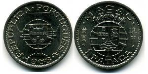 1 Pataca Portugal / Macau (1862 - 1999) Nickel 