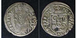 WURZBURG 1 Schilling 1651 F - Silver - Johann Philipp I. - 824