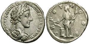 1 Denario Impero romano (27BC-395) Argento Commodo (161-192)