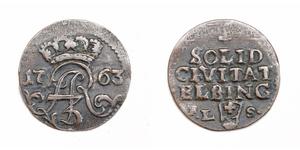 1 Solidus Pologne Cuivre 