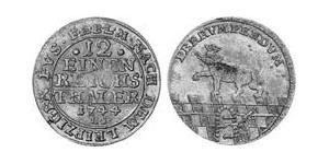 112 Thaler Anhalt-Bernburg (1603 - 1863) Biglione Argento 