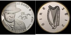 10 Euro Irlanda (1922 - ) Argento 