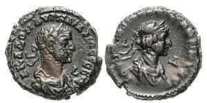 AURELIANO (270-276) Potin/Ae 21, Egitto, Alessandria. D/ Busto laureato di Aureliano R/ Busto laureato di Vabalato. Dattari 5423 Sear 4758 Köln 3054 Ae g 10,87 BB÷SPL