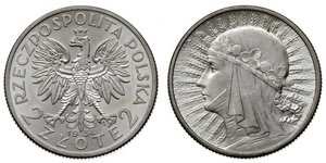 2 Zloty Deuxième République de Pologne (1918 - 1939)  