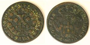 PORTUGAL 10 Reis 1738 - Copper - John V. - 4193