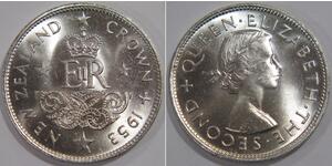 1 Crown 新西兰  伊丽莎白二世 (1926-2022)