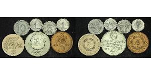  
 
  
 1969, East Germany (DDR). Cu-Ni/Br-Ni/Alu 5 & 10 Mark + 1, 5 & 10 Pfennig Coins. 7pcs! 
   
  Condition: AU-UNC! Mint year: 1983 / 1972 / 1969 / 1950 / 1952 (3pcs) Denomination: 2 ...
