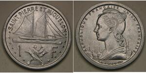 SAINT PIERRE & MIQUELON 1 Franc 1948 (a) - Aluminum - UNC - 1791 *