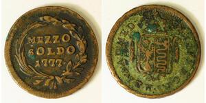 MILAN 1/2 Soldo (Mezzo Soldo) 1777 - Copper - Maria Theresa - 3952