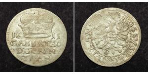  
  1611, Transylvania, Gabriel Báthory. Silver Groschen Coin. Nagybanya mint!     Mint Year: 1611 Mint Place: Nagybanya (N-B)    Reference: KM-72 ($95 in VF!)  Condition: Weakly struck, otherwis ...