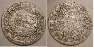SILESIA LIEGNITZ BRIEG 3 Kreuzer 1661 EW - Silver - Georg III. - VF - 1159 *