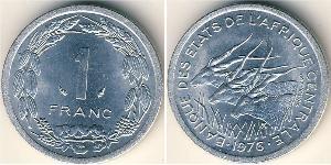 1 Franc Zentralafrikanische Republik  