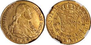 4 Escudo Spanish Empire (1700 - 1808) Gold Charles IV of Spain (1748-1819)