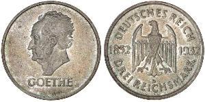 3 Марка Веймарська республіка (1918-1933) Срібло 