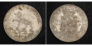  
 
   

 1750, German States, Anhalt-Bernburg. Silver 2/3 Thaler Coin. Nice XF-AU!   Mint year: 1750  Reference: KM-10.1.  Denomination: 2/3 Thaler  Condition: Minor deposits, nicks and scratche ...