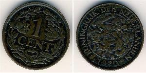 1 Cent Reino de los Países Bajos (1815 - ) Bronce 