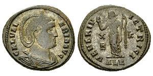 Galeria Valeria AE Follis, Alexandria Galeria Valeria (293-311 AD). AE Follis (23-24 mm, 6.80 g), Alexandria, c. 308 AD. Obv. GAL VALERIA AVG, draped bust right. Rev. VENERI VICTRIX, Venus standi ...