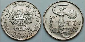 10 Zloty République populaire de Pologne (1952-1990)  