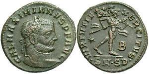 1 Follis 羅馬帝國 青铜 伽列里乌斯