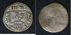 WURZBURG 3 Heller 1732 - Silver - Friedrich Karl - VF- - 928