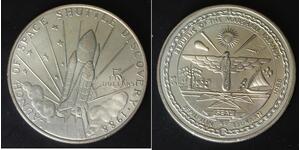MARSHALL ISLANDS 5 Dollars 1988 M - Copper/Nickel - U.S. Space Shuttle - 4137