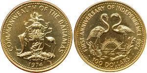 100 Dollar Bahamas Gold 