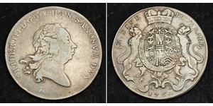  
  1764, Saxe-Gotha-Altenburg, Frederick III. Large Silver Thaler Coin. (aVF) Rare!  Mint Year: 1764 Denomination: Thaler Reference: Davenport 2722, KM-319.   Condition: A well-circulated about  ...