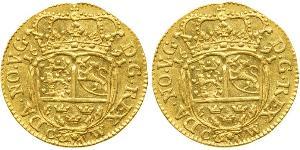 1 Ducat Danimarca-Norvegia (1536-1814) Oro Cristiano V di Danimarca (1646 -1699)