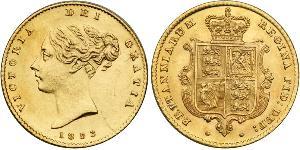 1/2 Sovereign Vereinigtes Königreich von Großbritannien und Irland (1801-1922) Gold Victoria (1819 - 1901)