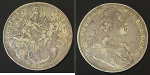 BAVARIA (German State) Thaler 1771 - Silver - Maximilian III. Josef - 2208