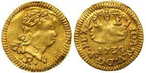 400 Reis Brazil Gold John V of Portugal (1689-1750)