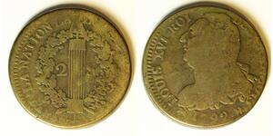 FRANCE 2 Sols 1792 - Bronze - 2977