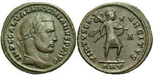 1 Follis Imperio romano (27BC-395) Bronce Galerio Maximiano (260-311)