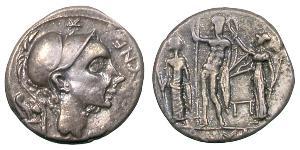  Денарій Римська республіка (509BC-27BC) Срібло 