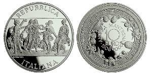 10 Euro Italia Plata 
