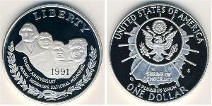 1 Долар США (1776 - ) Срібло 