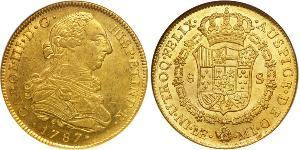 8 Escudo Peru Gold Karl III. von Spanien (1716 -1788)