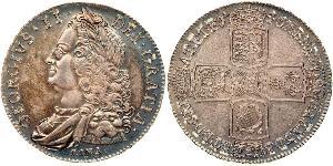 1 Crown Kingdom of Great Britain (1707-1801) Silver George II (1683-1760)